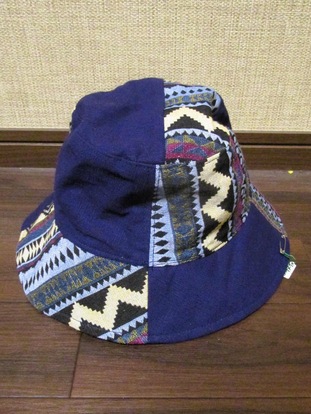 画像: 織り柄＊コットン素材＊ハット帽子