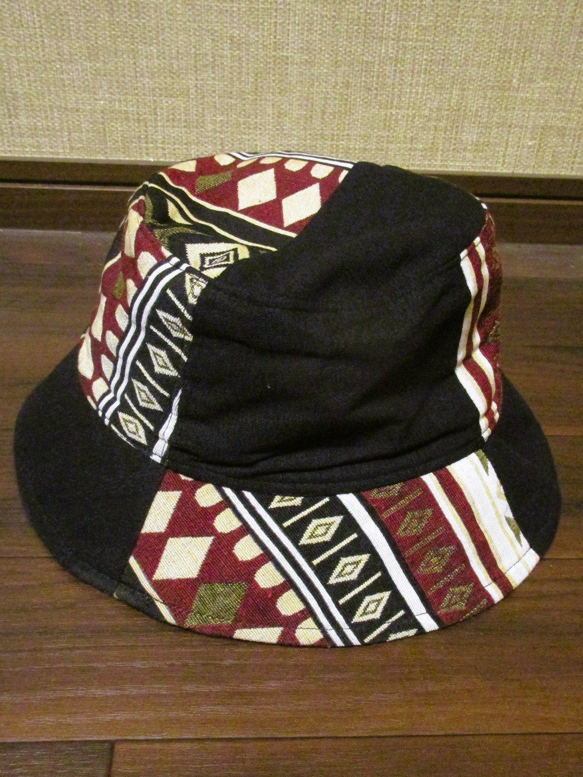 画像: 織り柄＊コットン素材＊ハット帽子