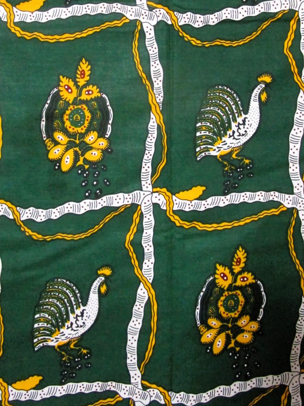 画像: アフリカンプリント生地 パーニュ