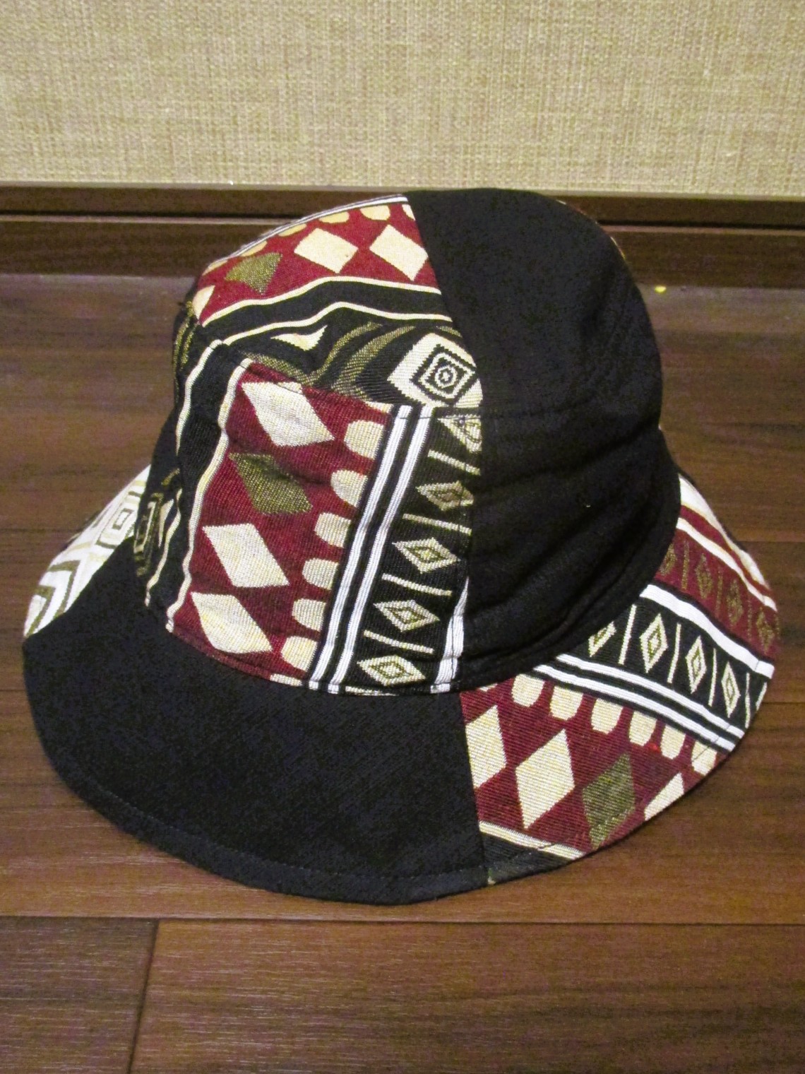 画像: 織り柄＊コットン素材＊ハット帽子