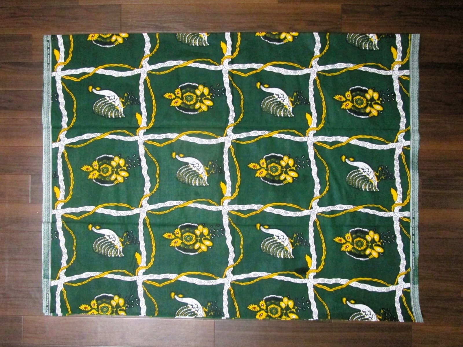 画像: アフリカンプリント生地 パーニュ