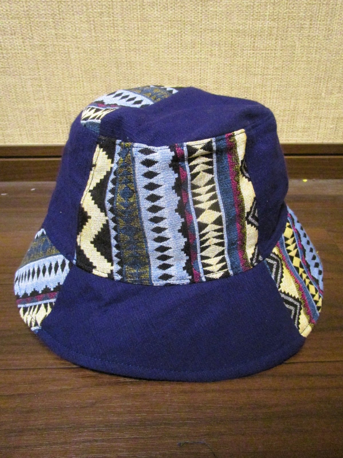 画像: 織り柄＊コットン素材＊ハット帽子