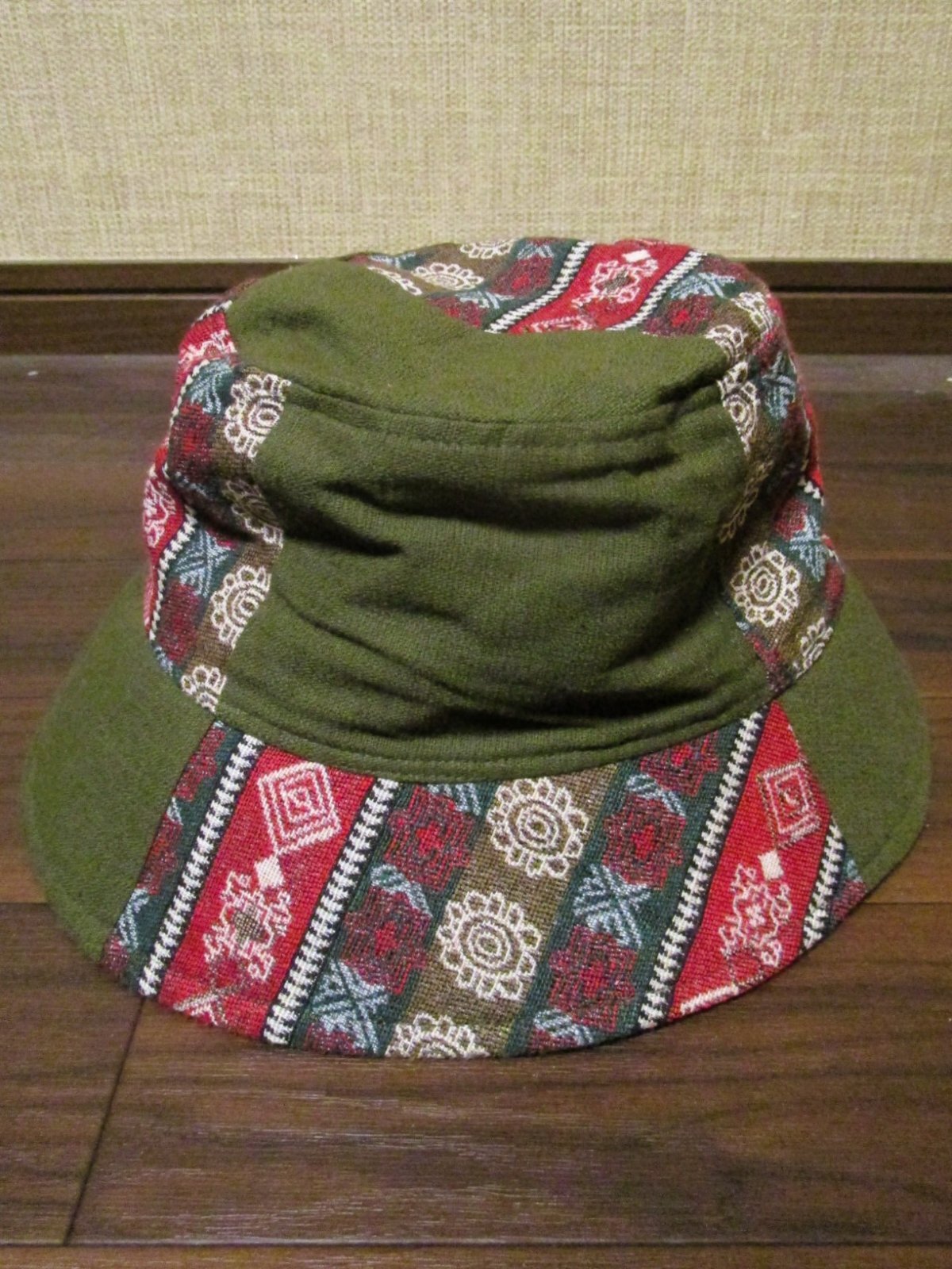 画像: 織り柄＊コットン素材＊ハット帽子