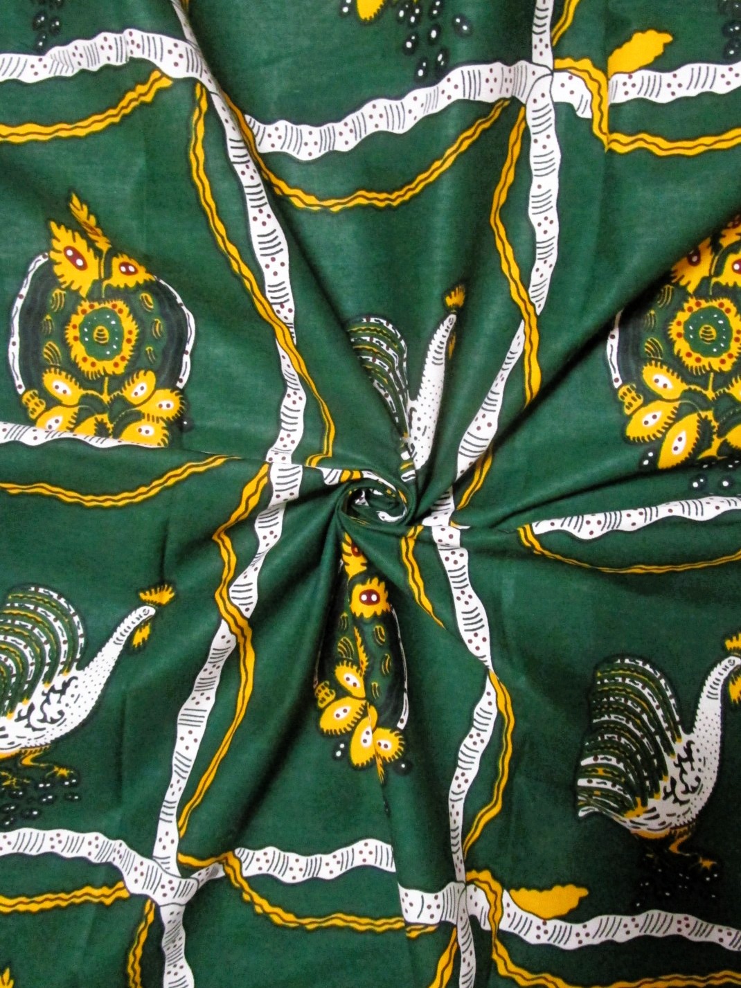 画像: アフリカンプリント生地 パーニュ