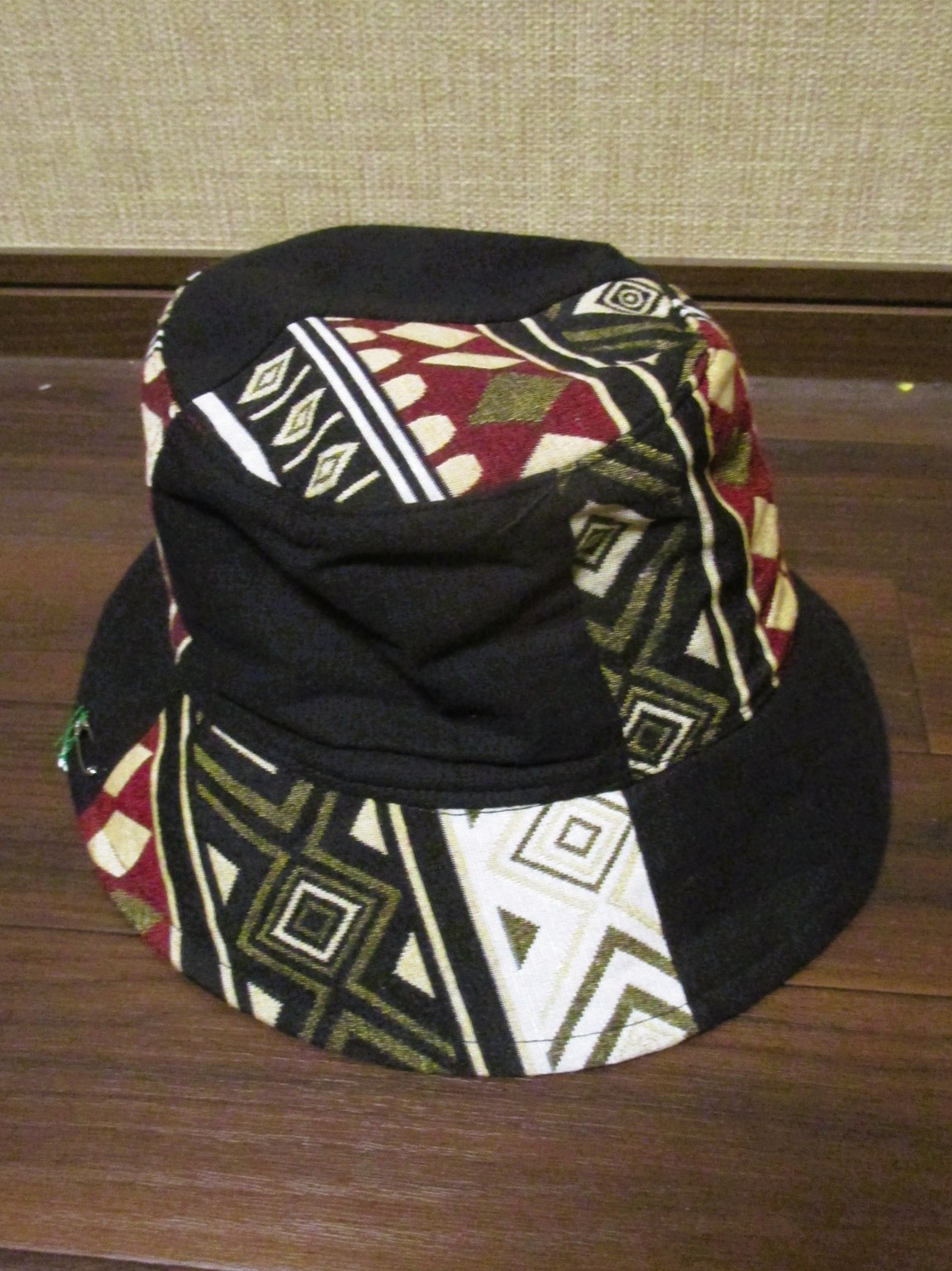 画像: 織り柄＊コットン素材＊ハット帽子