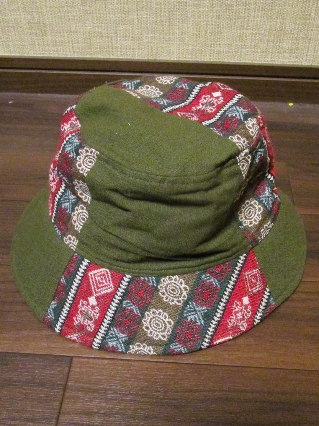 画像: 織り柄＊コットン素材＊ハット帽子