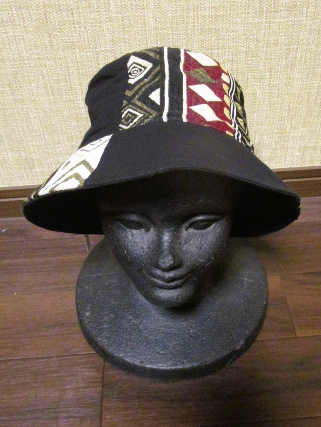 画像2: 織り柄＊コットン素材＊ハット帽子