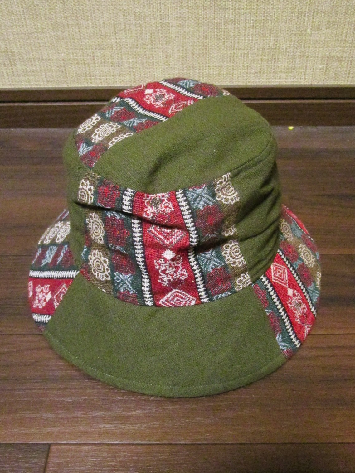 画像: 織り柄＊コットン素材＊ハット帽子