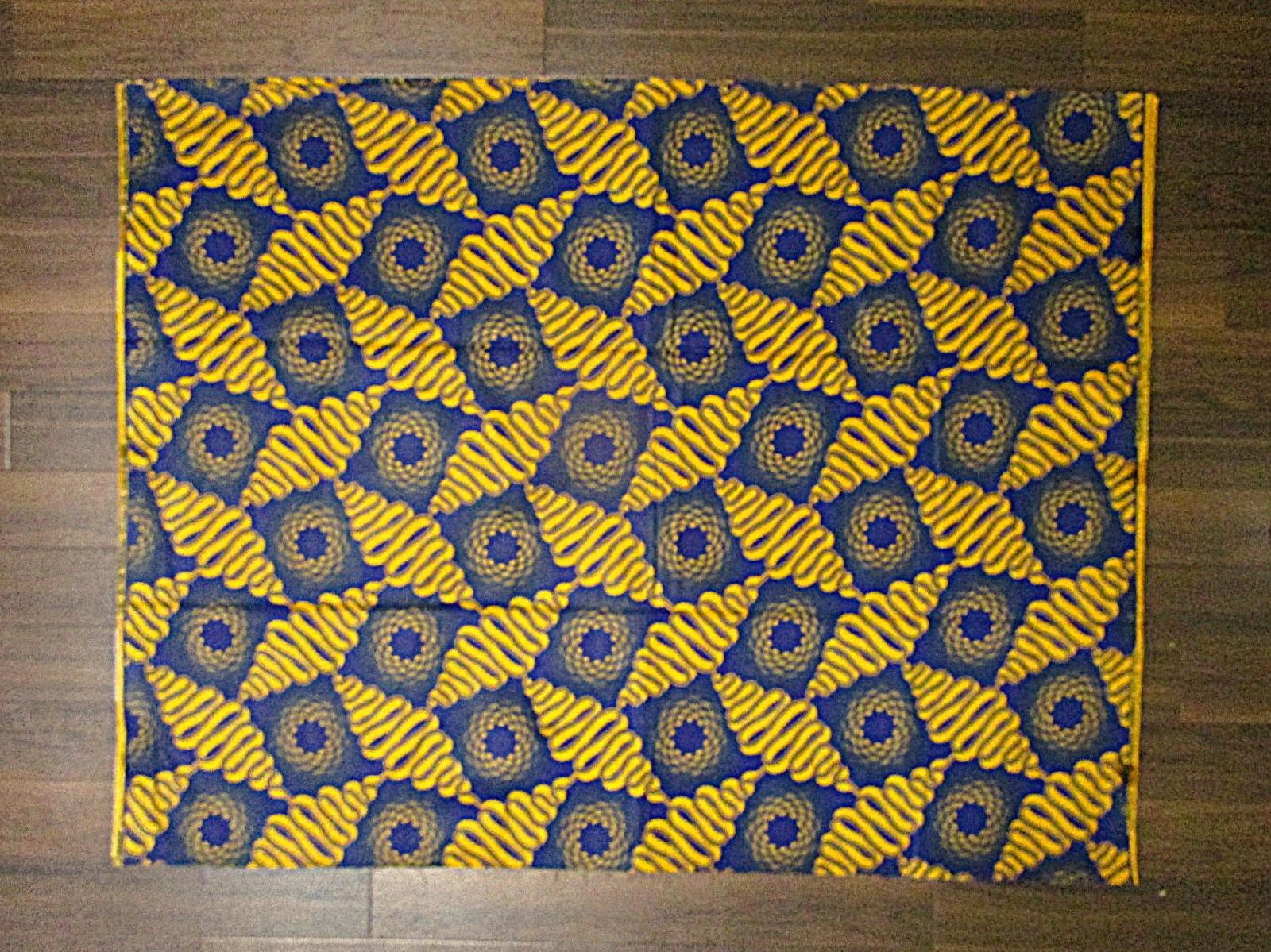 画像: アフリカンプリント生地 パーニュ