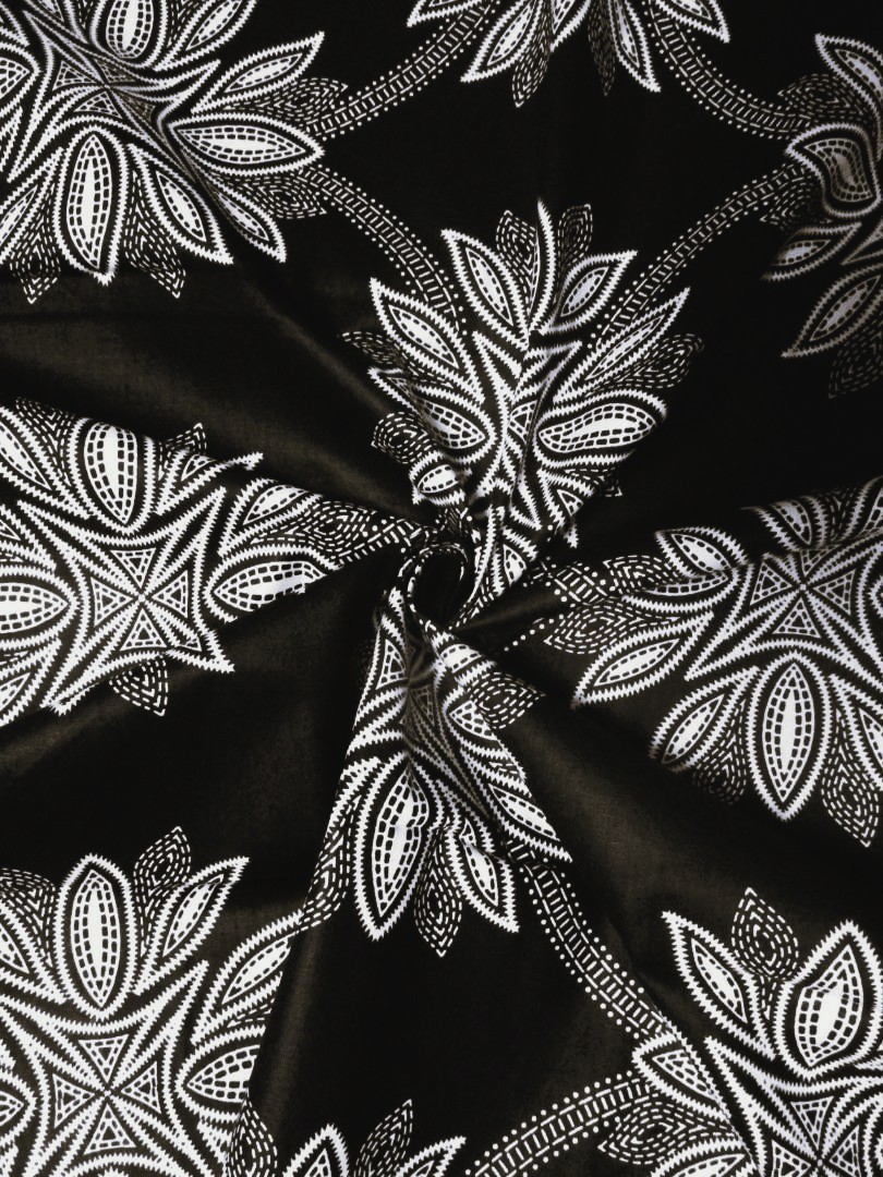 画像: アフリカンプリント生地 パーニュ