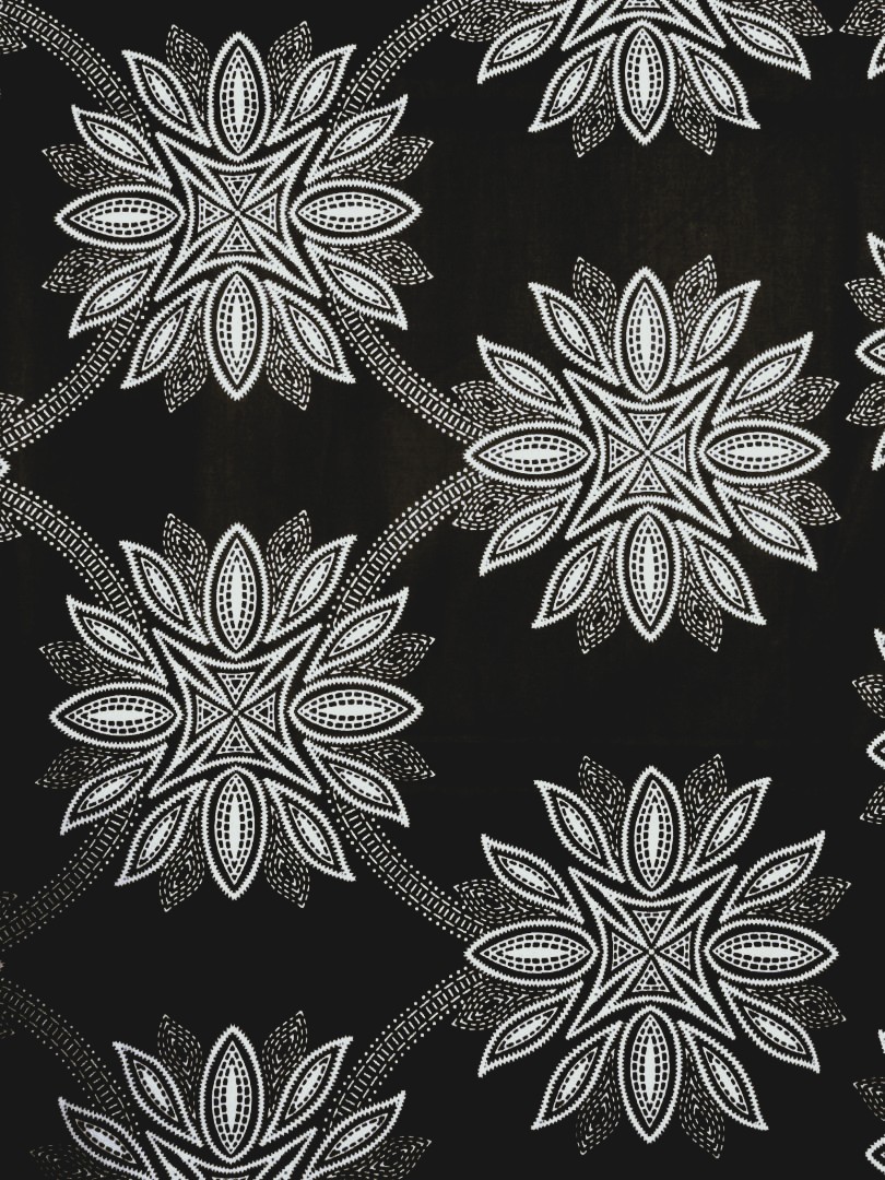 画像: アフリカンプリント生地 パーニュ