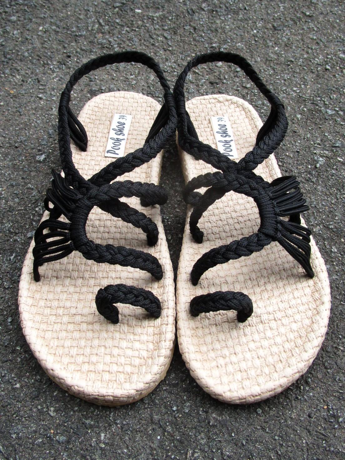 画像: 【２４・５ｃｍ〜２５ｃｍ】ソフトタイプ＊編み編み＊紐サンダル