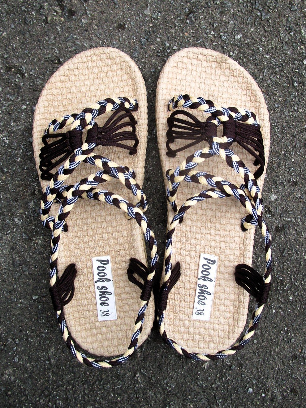 画像: 【２４ｃｍ〜２４・５ｃｍ】ソフトタイプ＊編み編み＊紐サンダル