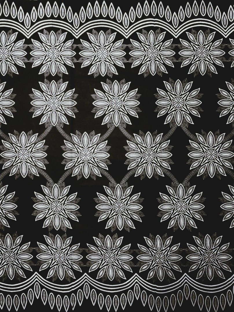 画像1: アフリカンプリント生地 パーニュ