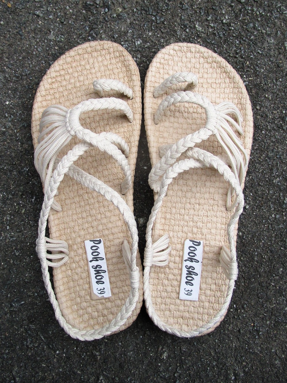 画像: 【２４・５ｃｍ〜２５ｃｍ】ソフトタイプ＊編み編み＊紐サンダル