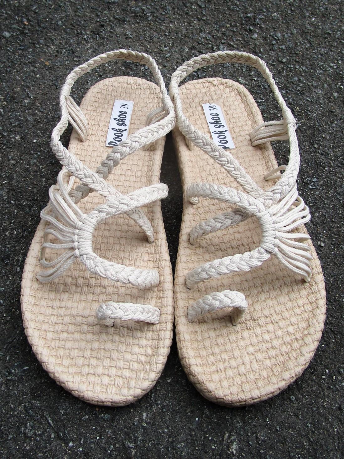 画像: 【２４・５ｃｍ〜２５ｃｍ】ソフトタイプ＊編み編み＊紐サンダル