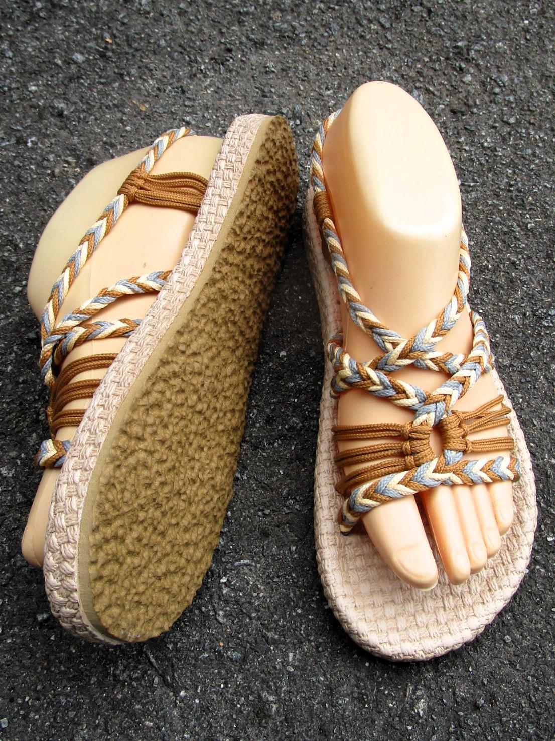 画像3: 【２４ｃｍ〜２４・５ｃｍ】ソフトタイプ＊編み編み＊紐サンダル