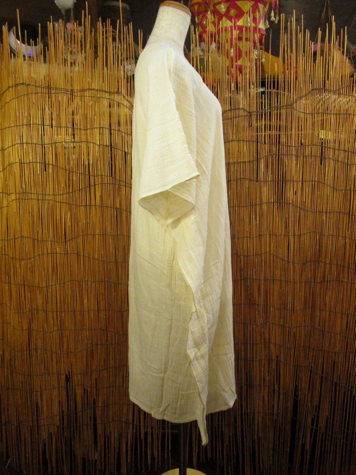 画像2: 無地＊コットン素材＊ミドル丈＊ポンチョ風＊ワンピース