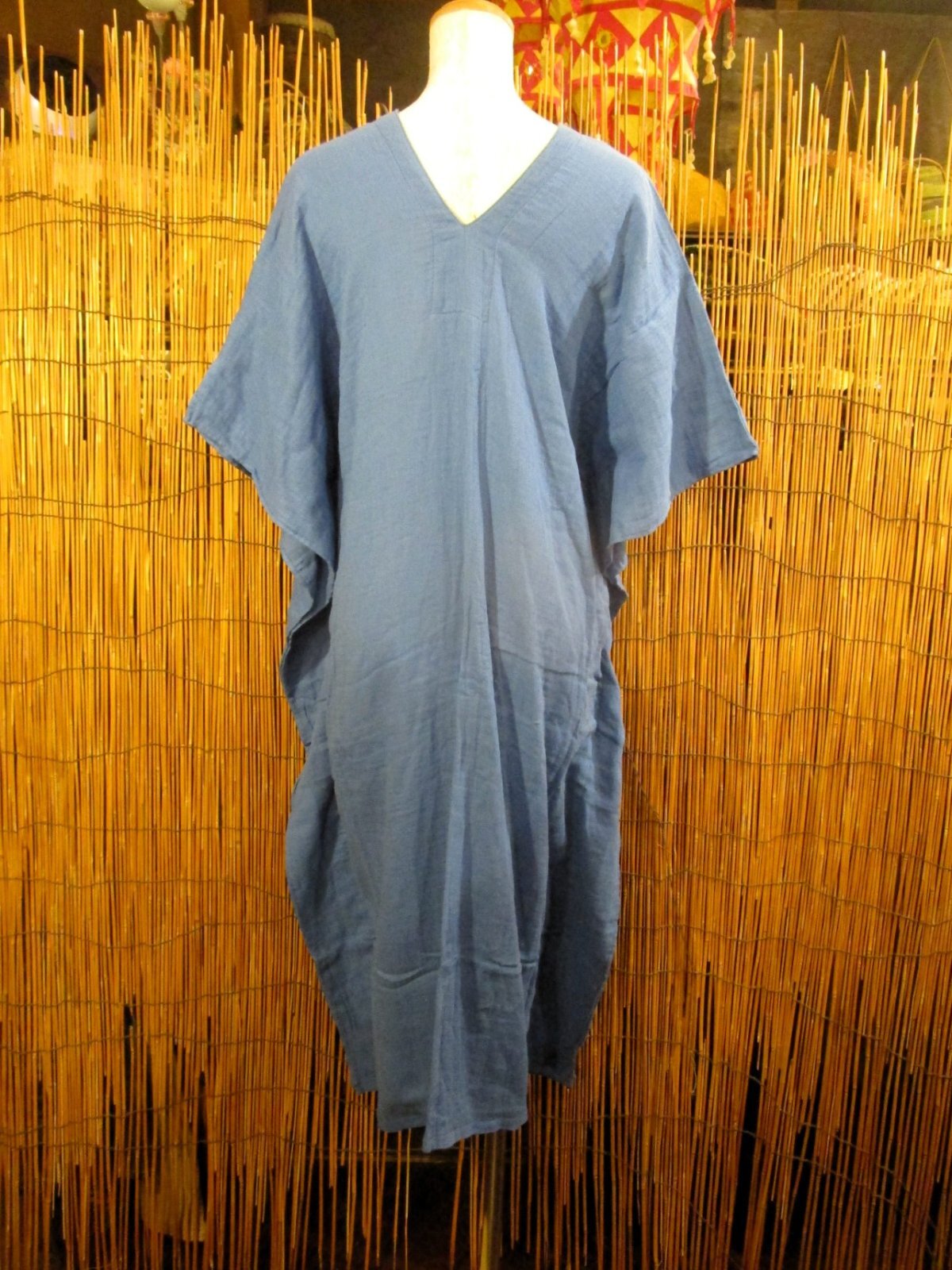 画像3: 無地＊コットン素材＊ミドル丈＊ポンチョ風＊ワンピース