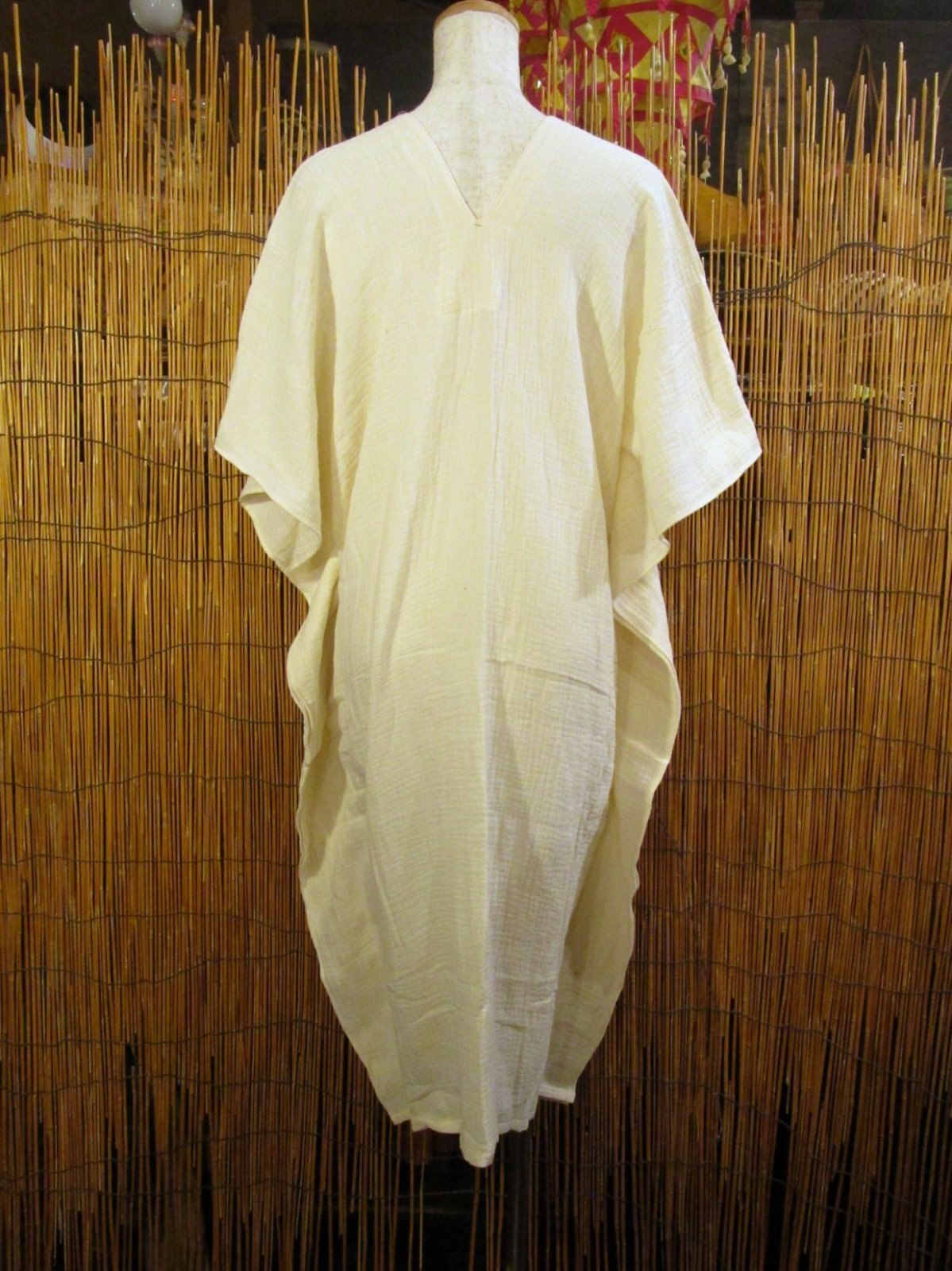 画像3: 無地＊コットン素材＊ミドル丈＊ポンチョ風＊ワンピース