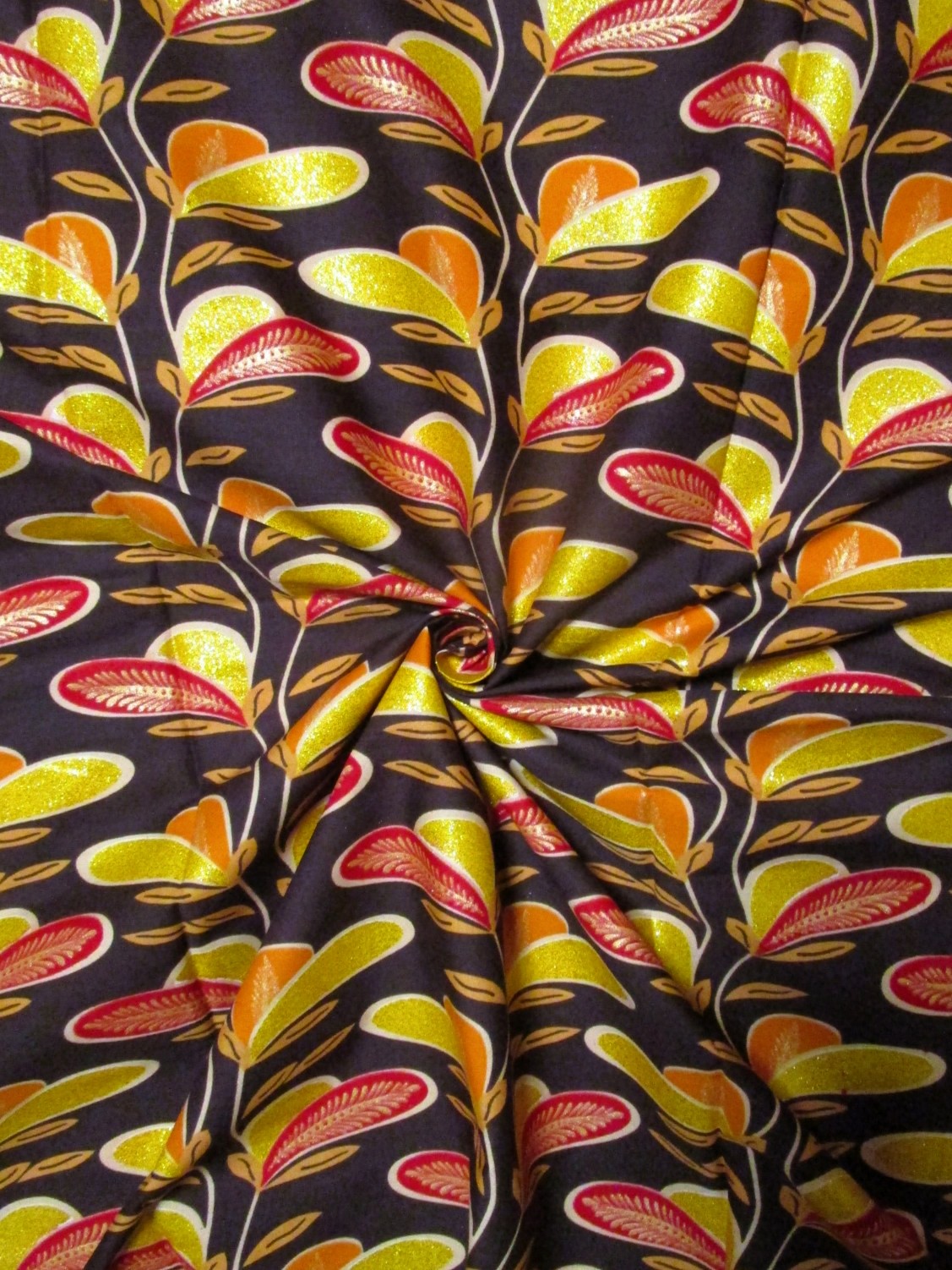 画像: アフリカンプリント生地 パーニュ