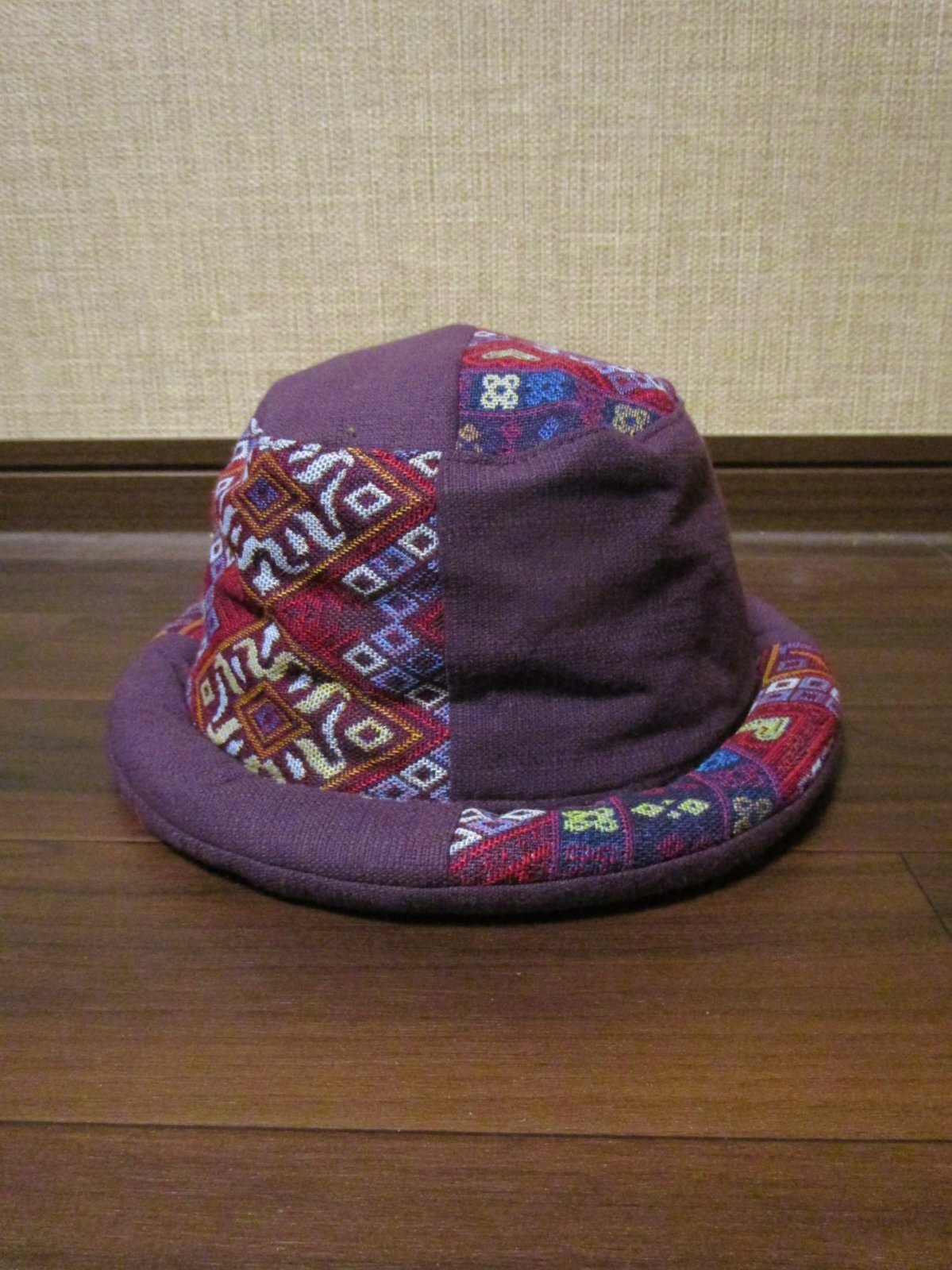 画像: 織り柄＊コットン素材＊ロールブリム＊ハット帽子