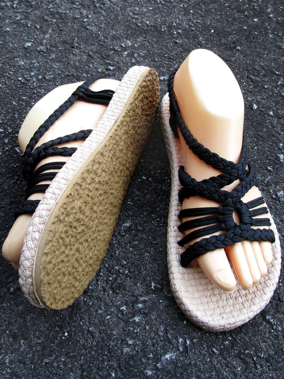 画像4: 【２４・５ｃｍ〜２５ｃｍ】ソフトタイプ＊編み編み＊紐サンダル