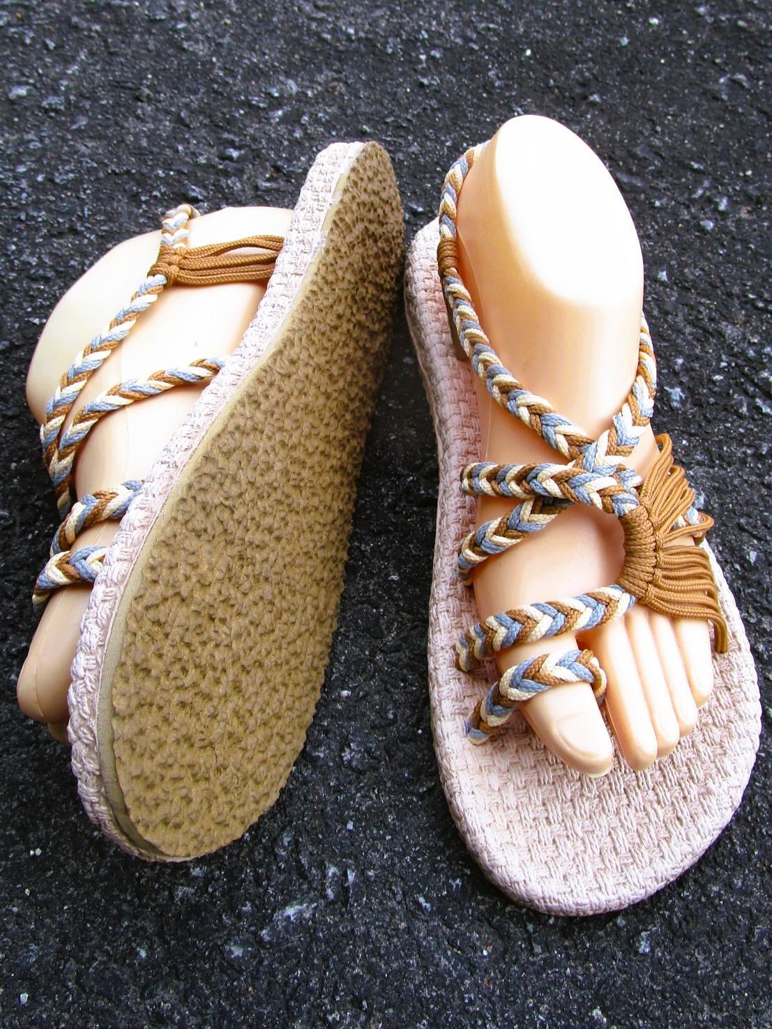 画像4: 【２６ｃｍ〜２６・５ｃｍ】ソフトタイプ＊編み編み＊紐サンダル