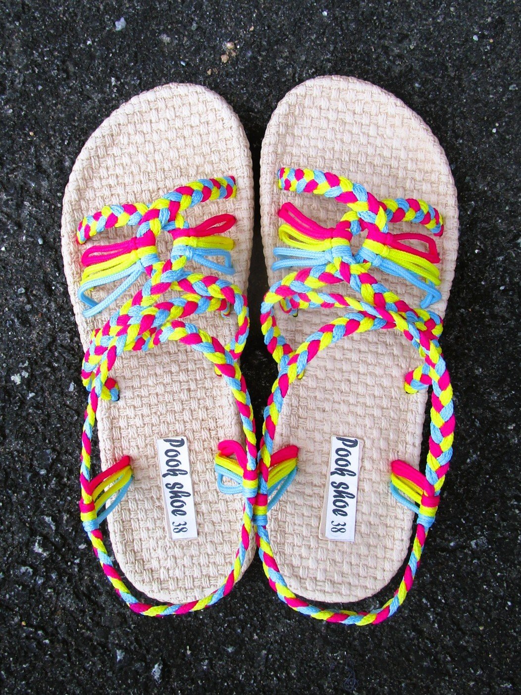 画像: 【２４ｃｍ〜２４・５ｃｍ】ソフトタイプ＊編み編み＊紐サンダル