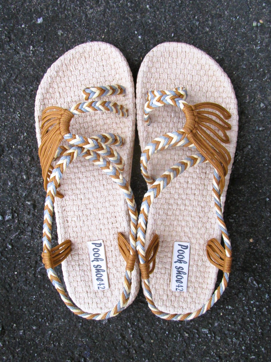 画像: 【２６ｃｍ〜２６・５ｃｍ】ソフトタイプ＊編み編み＊紐サンダル