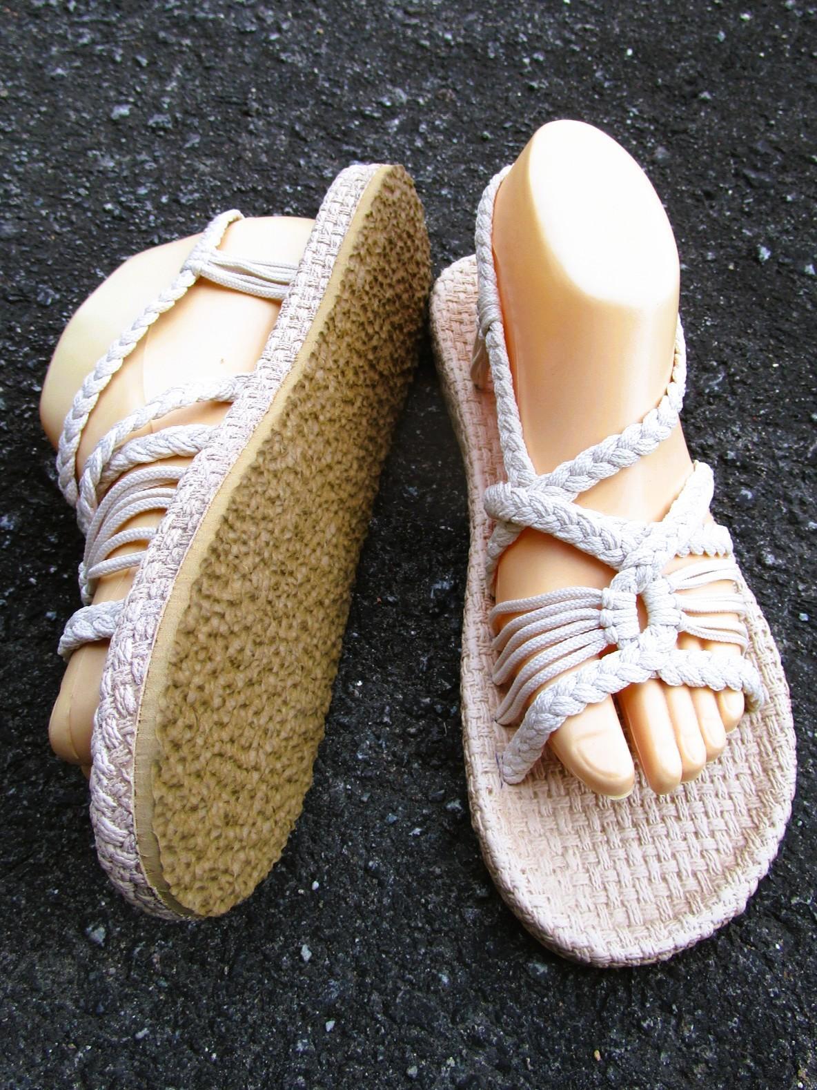 画像4: 【２５・５ｃｍ〜２６ｃｍ】ソフトタイプ＊編み編み＊紐サンダル