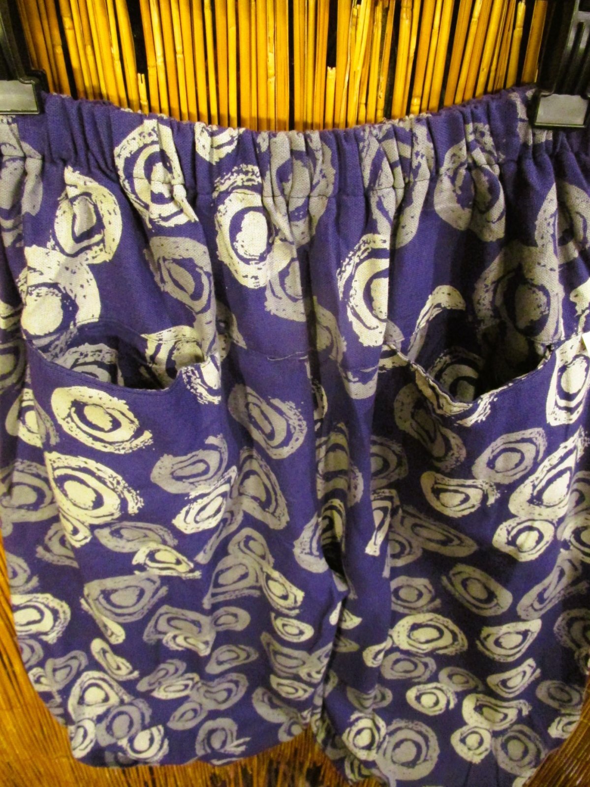 画像3: 和風プリント＊コットン素材＊半端丈＊クロップドパンツ