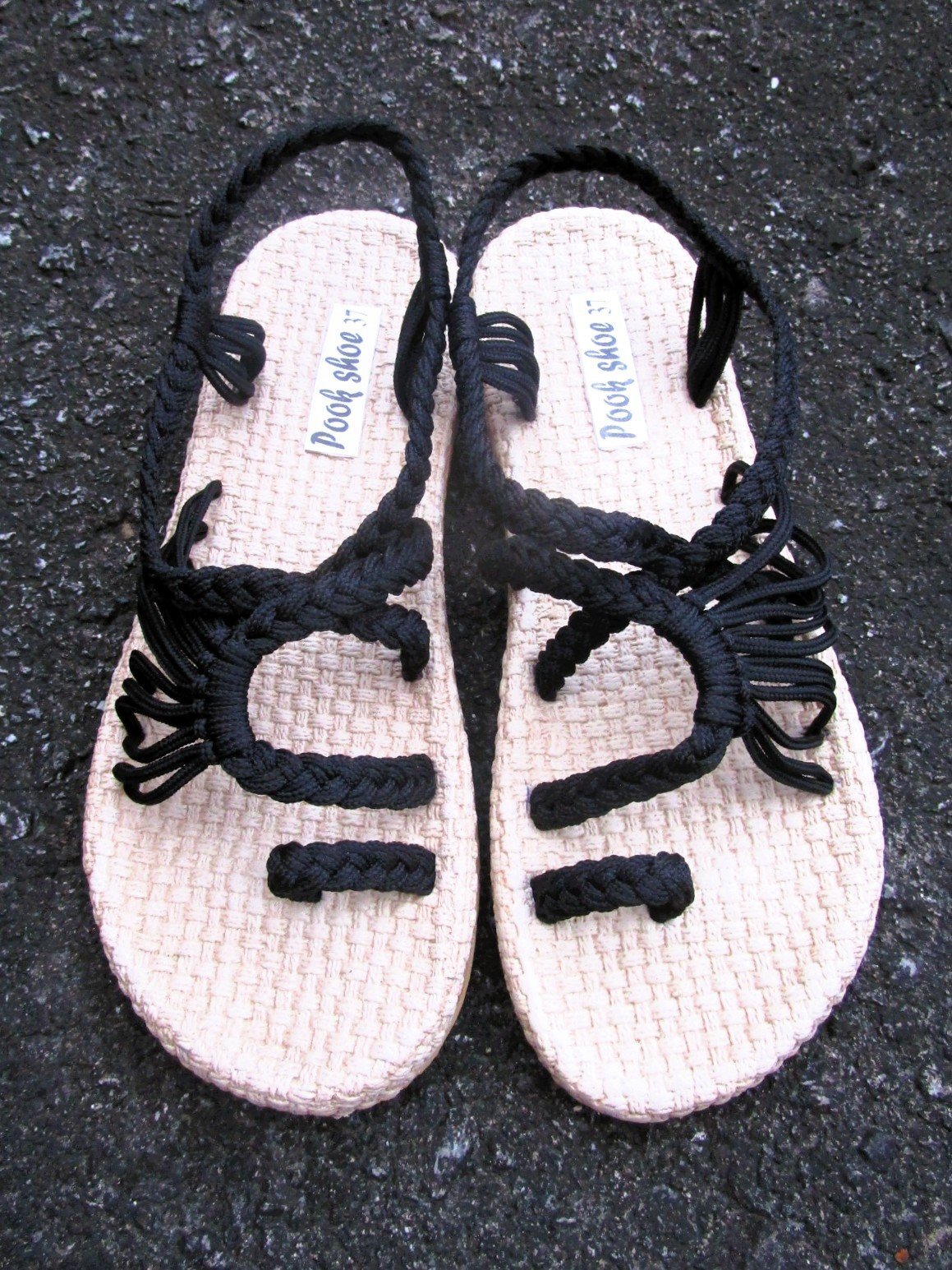画像: 【２３・５ｃｍ〜２４ｃｍ】ソフトタイプ＊編み編み＊紐サンダル