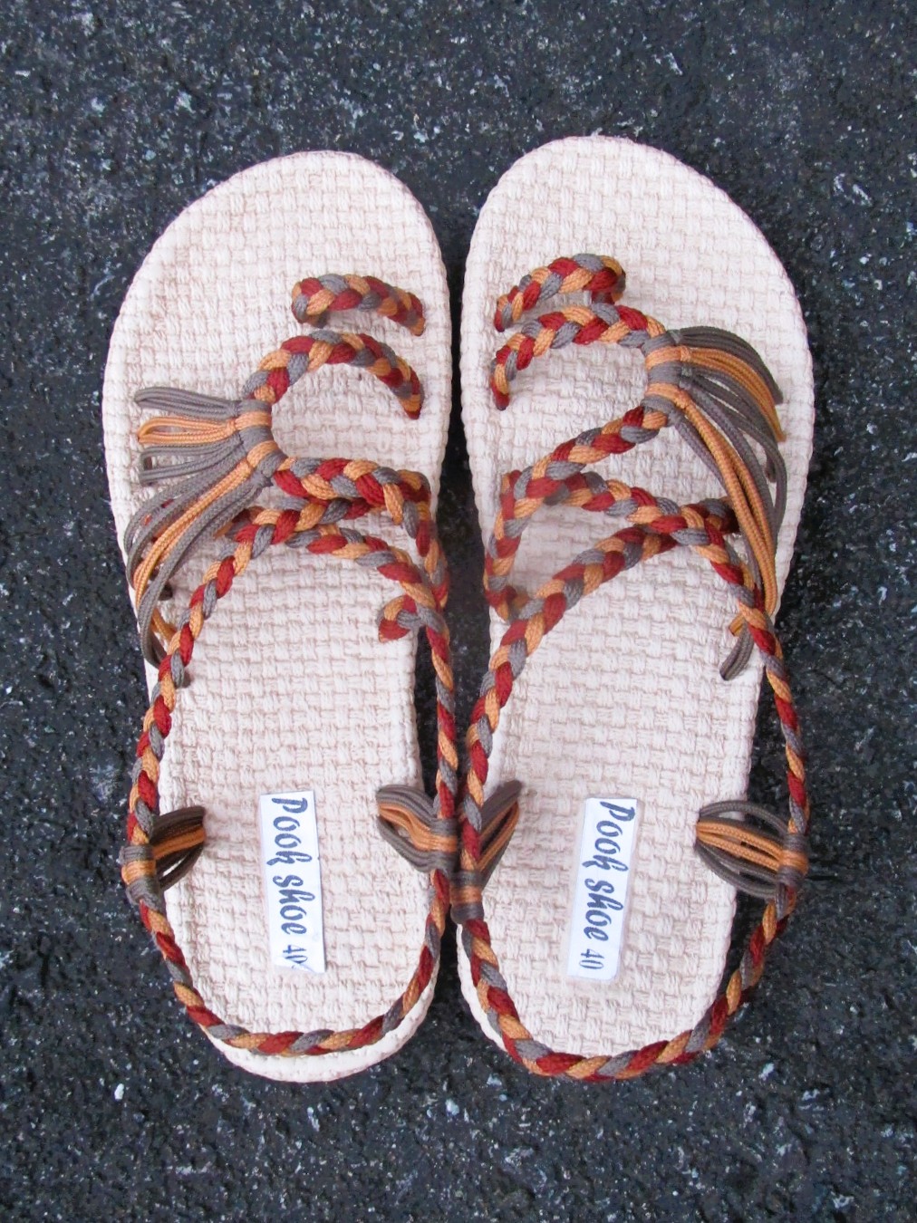 画像: 【２５・５ｃｍ〜２６ｃｍ】ソフトタイプ＊編み編み＊紐サンダル
