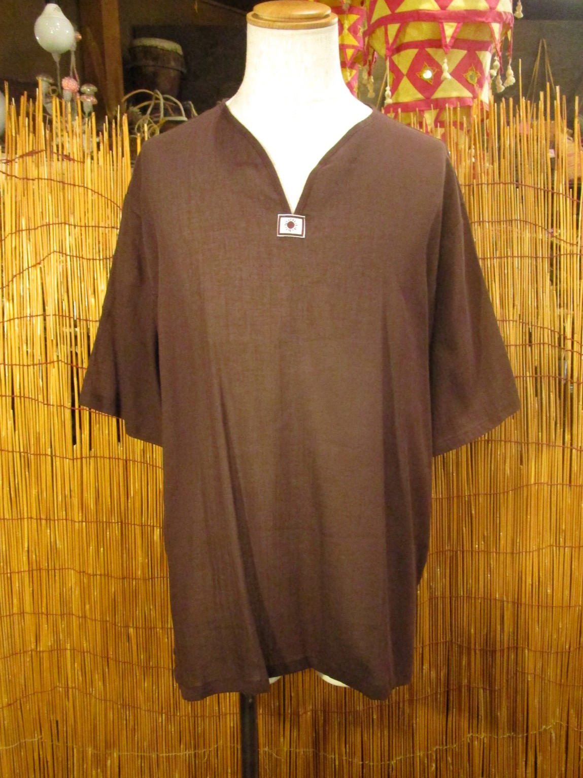 画像2: 無地＊薄手＊コットン素材＊半袖＊プルオーバー＊２ＸＬ