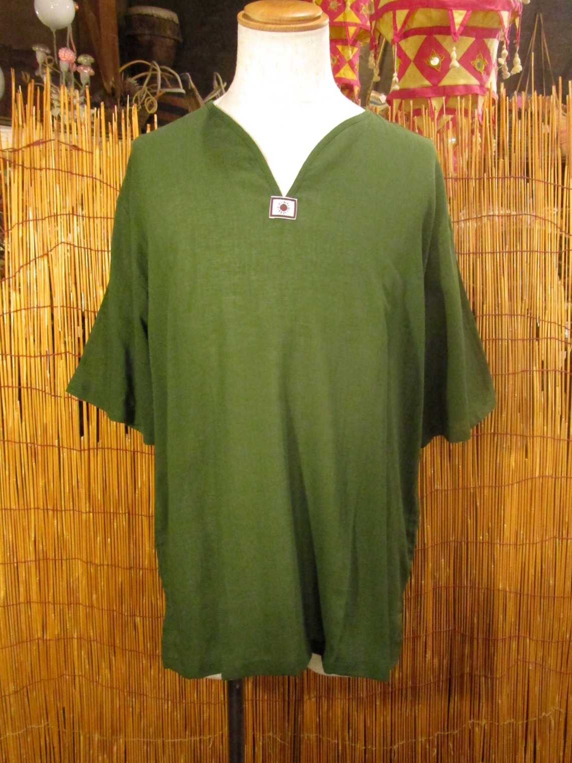 画像2: 無地＊薄手＊コットン素材＊半袖＊プルオーバー＊２ＸＬ