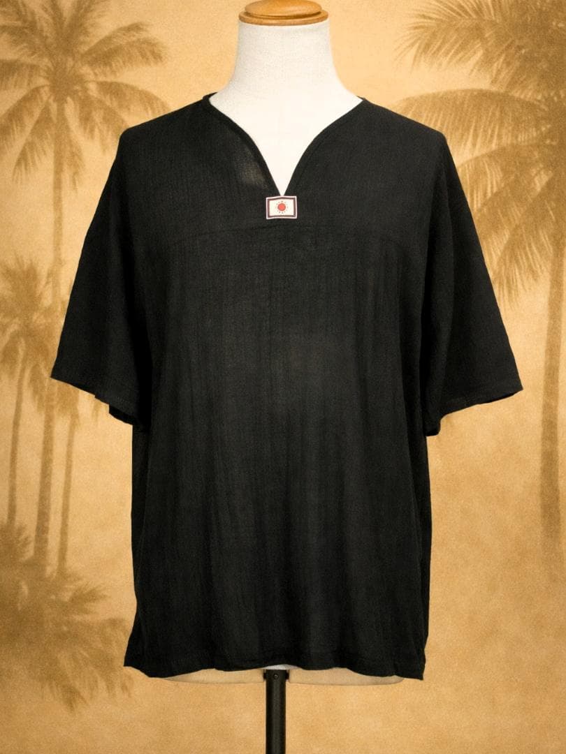 画像1: 無地＊薄手＊コットン素材＊半袖＊プルオーバー＊２ＸＬ