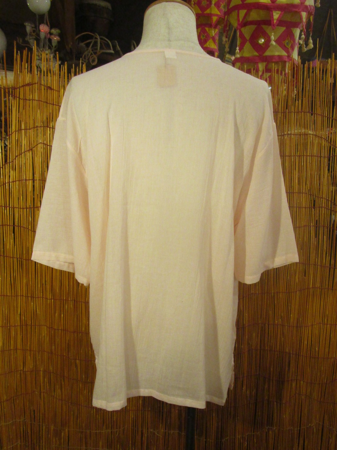 画像4: 無地＊薄手＊コットン素材＊半袖＊プルオーバー＊２ＸＬ