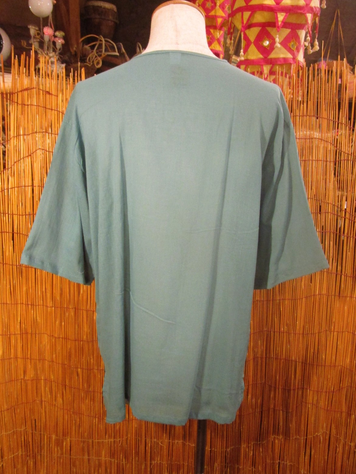 画像4: 無地＊薄手＊コットン素材＊半袖＊プルオーバー＊２ＸＬ