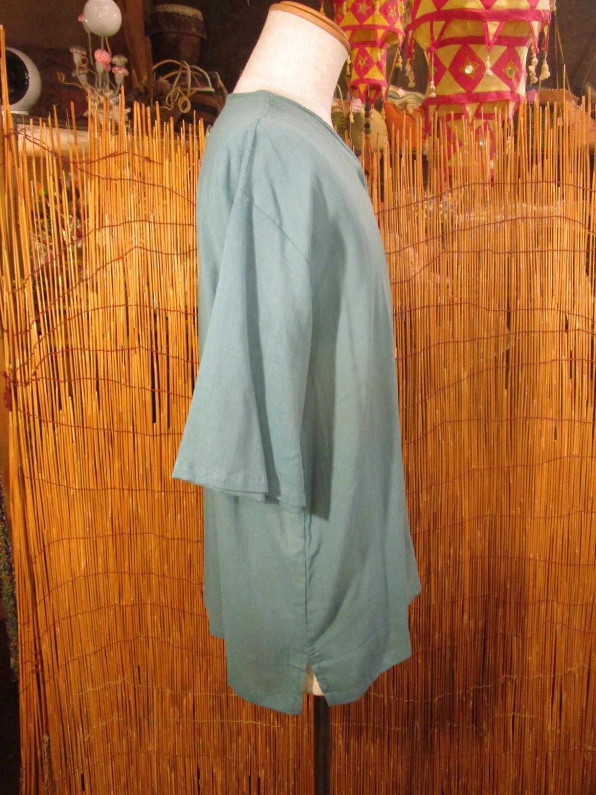 画像3: 無地＊薄手＊コットン素材＊半袖＊プルオーバー＊２ＸＬ
