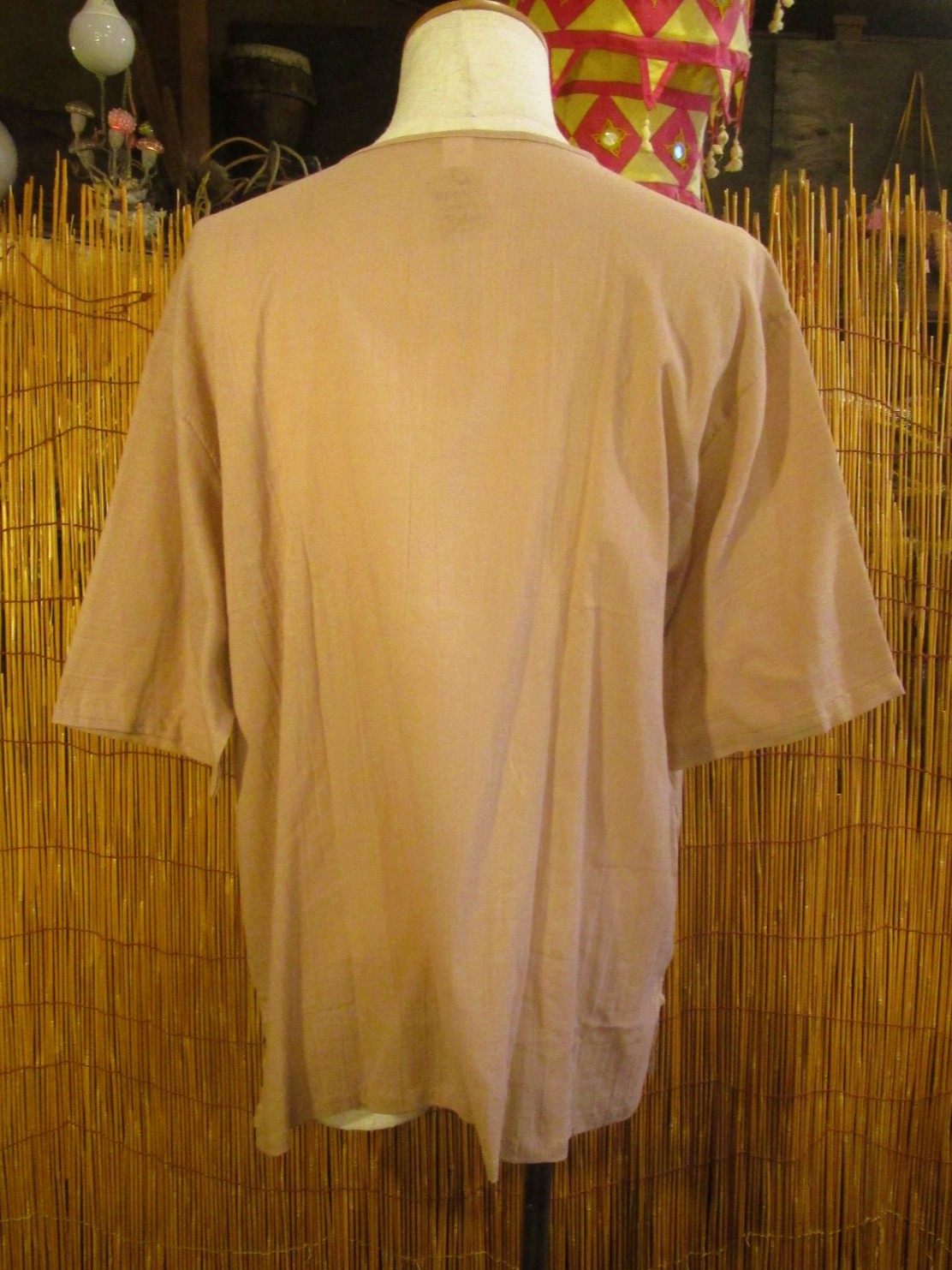 画像4: 無地＊薄手＊コットン素材＊半袖＊プルオーバー＊２ＸＬ
