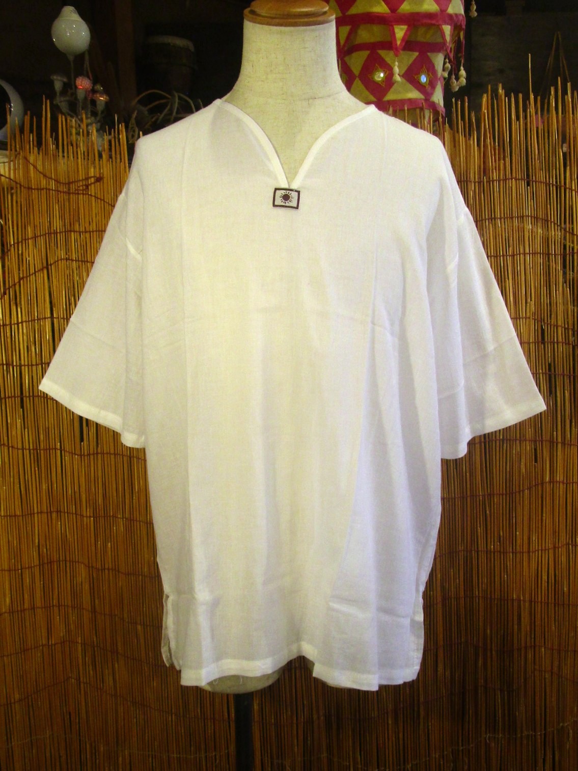 画像2: 無地＊薄手＊コットン素材＊半袖＊プルオーバー＊２ＸＬ