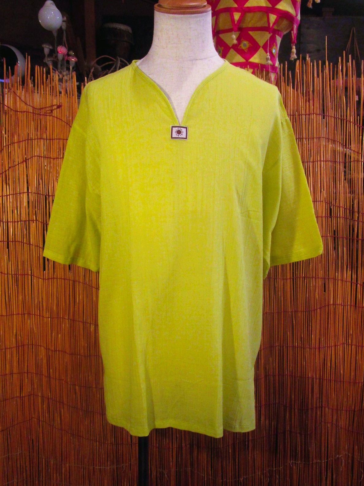 画像2: 無地＊薄手＊コットン素材＊半袖＊プルオーバー＊２ＸＬ