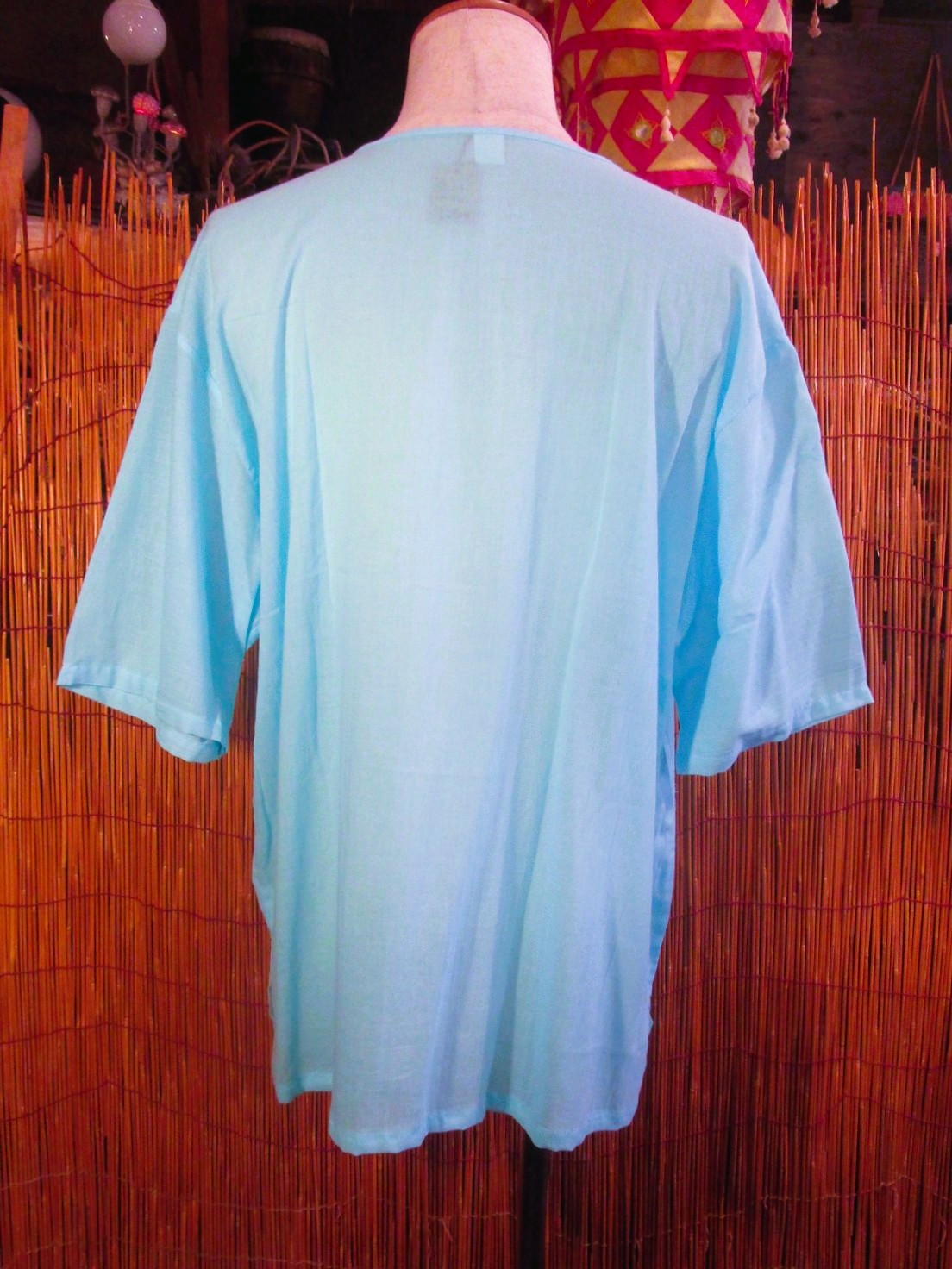 画像4: 無地＊薄手＊コットン素材＊半袖＊プルオーバー＊２ＸＬ