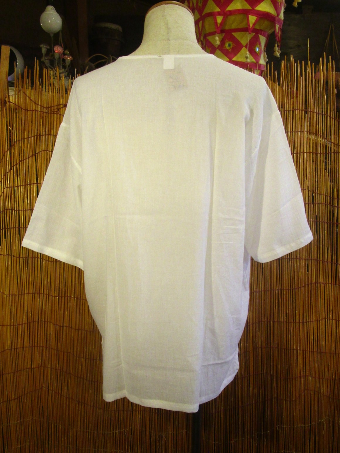 画像4: 無地＊薄手＊コットン素材＊半袖＊プルオーバー＊２ＸＬ