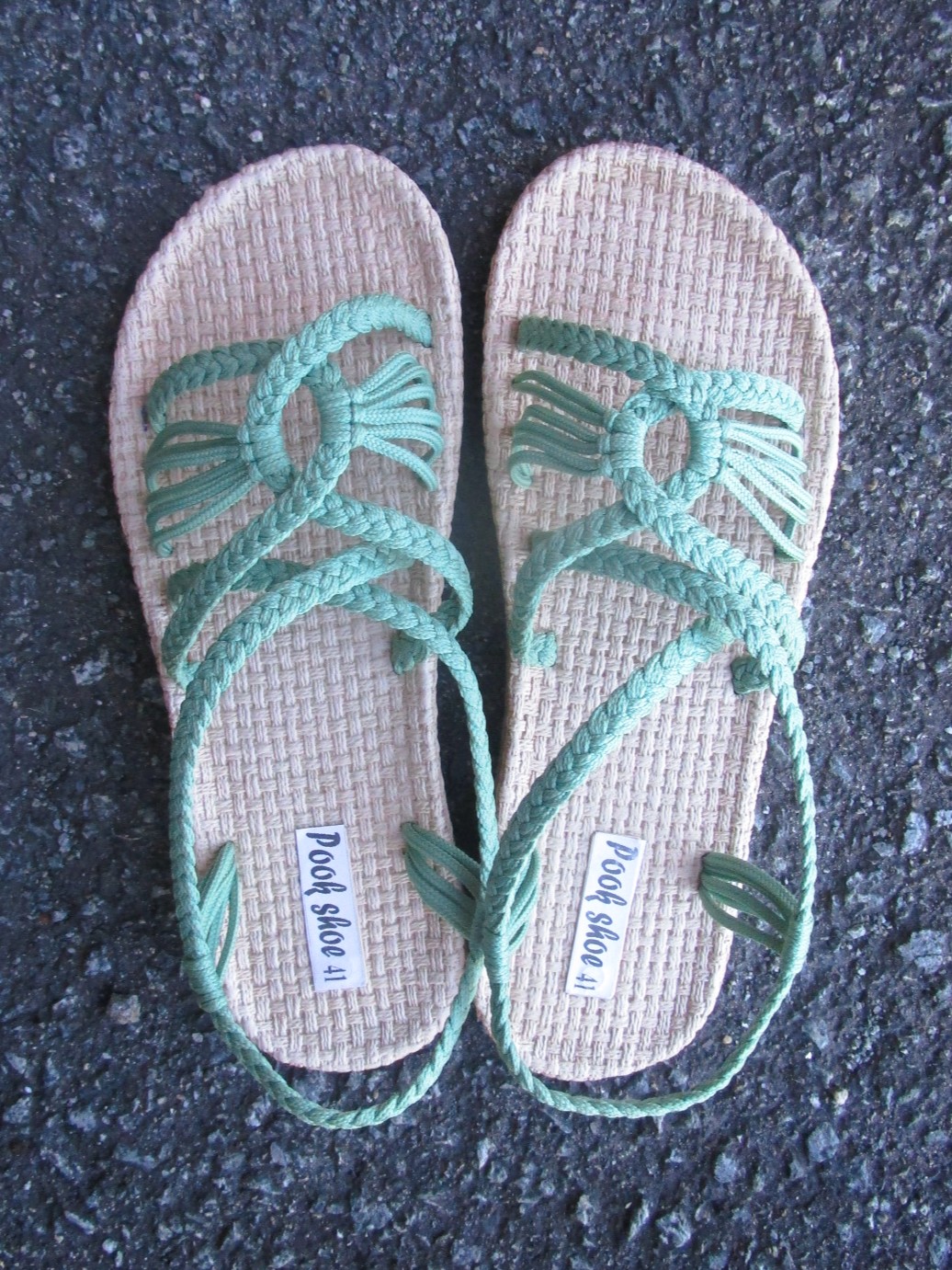 画像: 【２５・５ｃｍ〜２６ｃｍ】ソフトタイプ＊編み編み＊紐サンダル