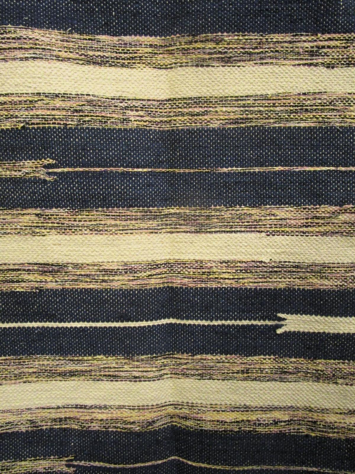 画像: 【５０ｃｍ×８０ｃｍ】コットン＆ポリエステル素材＊手織り＊シャトルラグマット