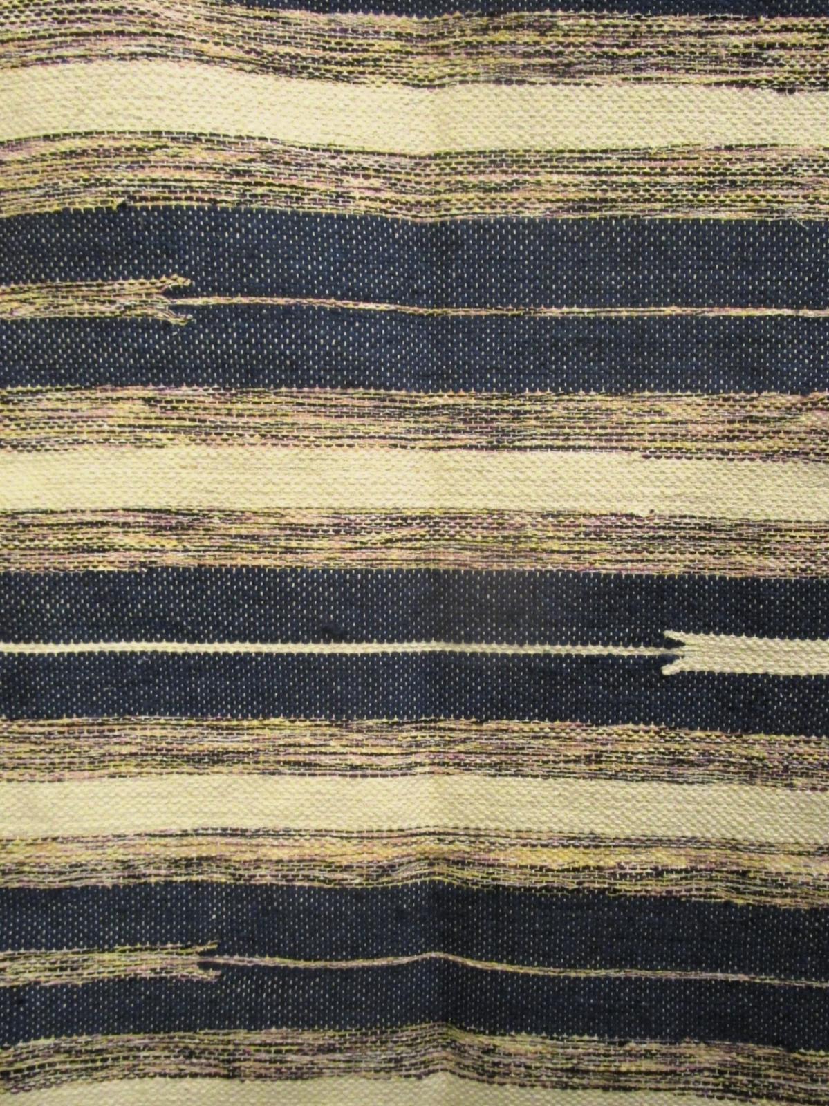 画像: 【５０ｃｍ×８０ｃｍ】コットン＆ポリエステル素材＊手織り＊シャトルラグマット