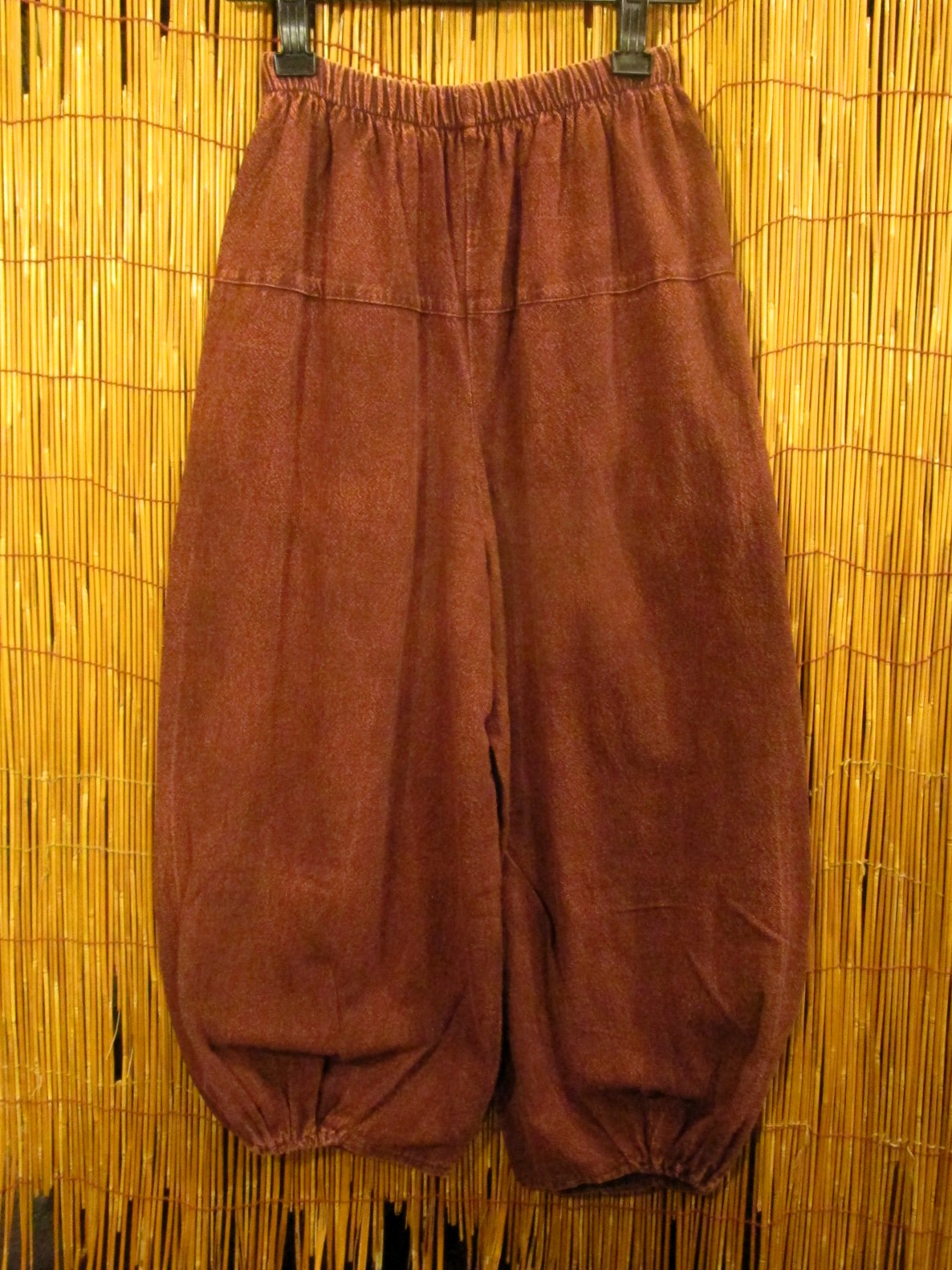 画像2: ストーンウォッシュ加工＊コットン素材＊半端丈＊クロップドパンツ