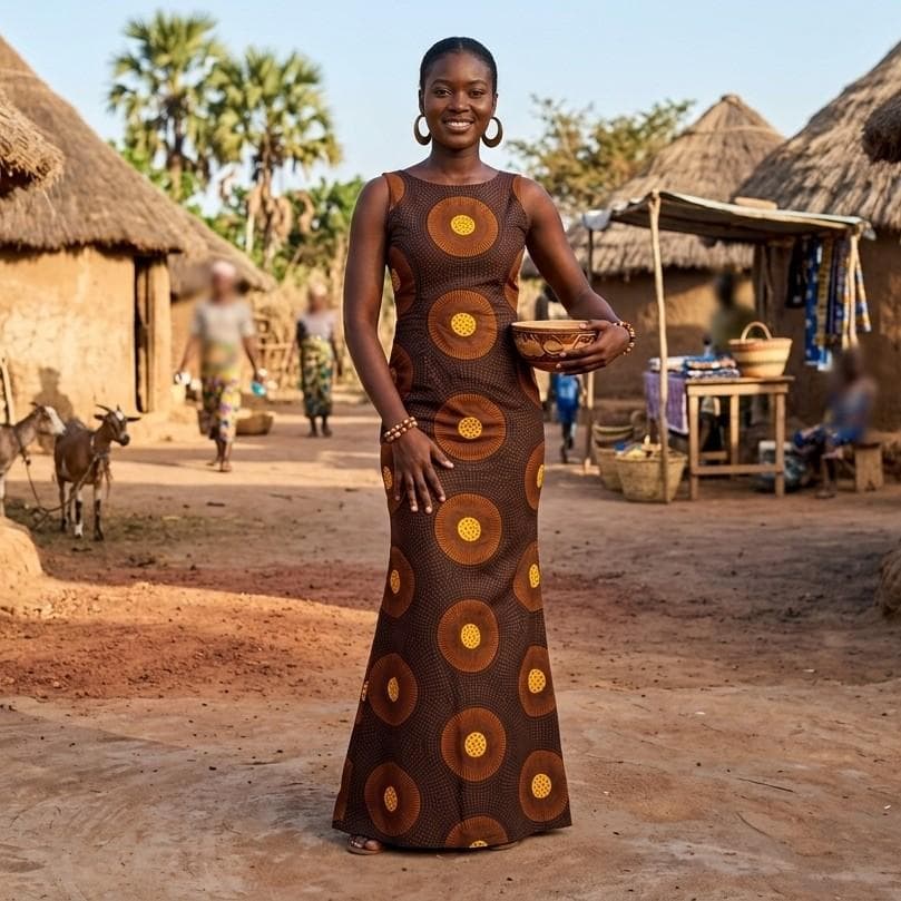 画像3: アフリカンプリント生地 パーニュ